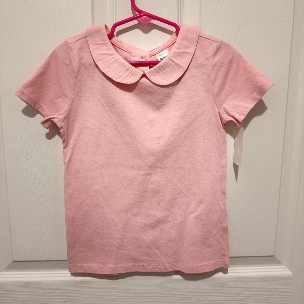 Oshkosh Bgosh Pink Peter Pan Collar Shirt